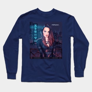 Cute Girl |  Cyberpunk 2077 Long Sleeve T-Shirt